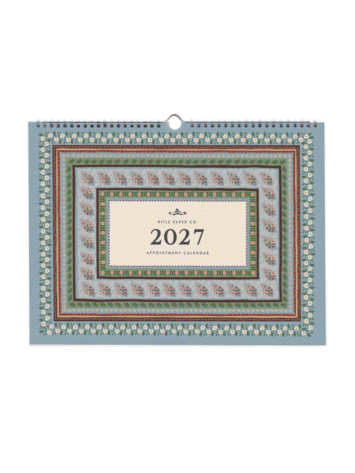 Rifle Paper Co 2027 paisley appointment calendar