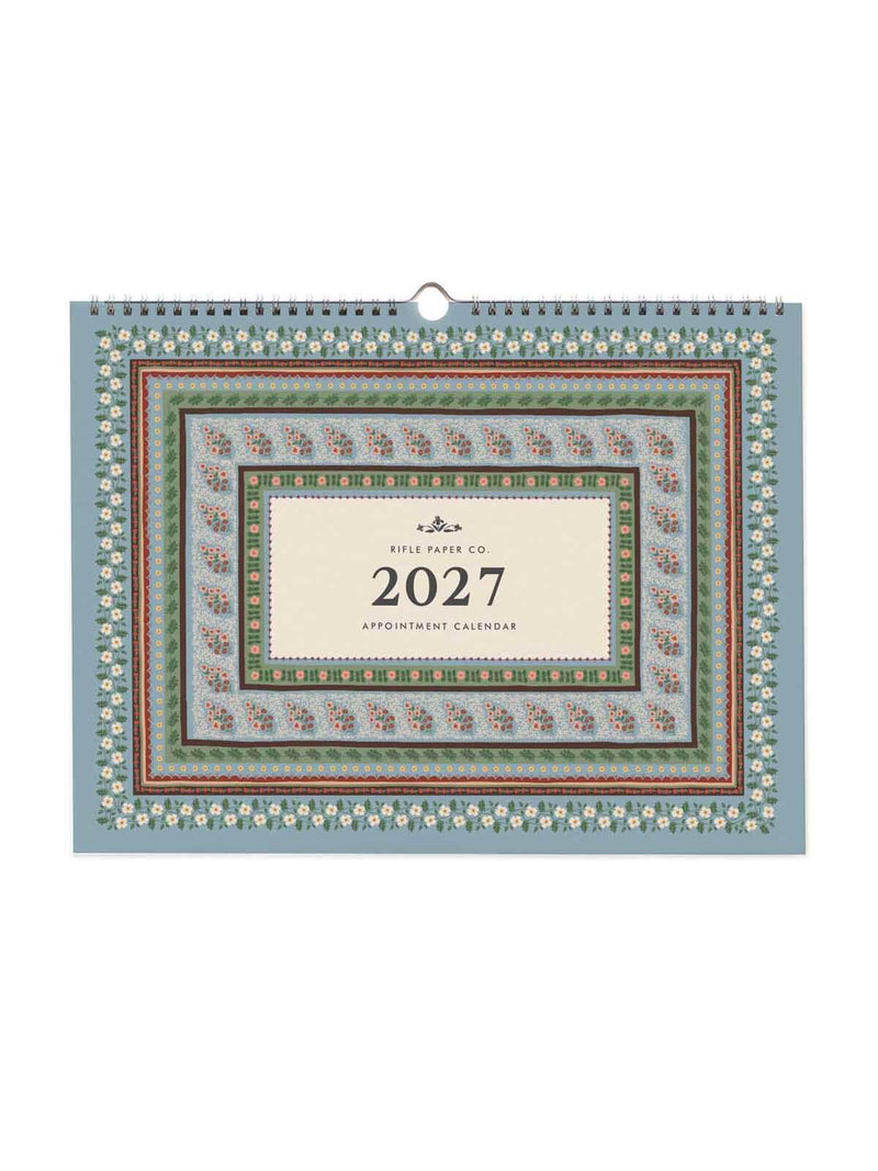 Rifle Paper Co 2027 paisley appointment calendar