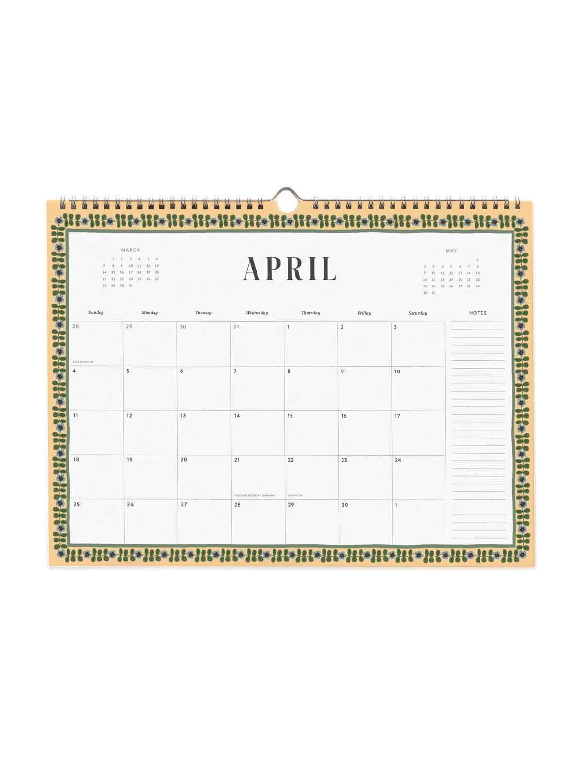 Rifle Paper Co 2027 paisley appointment calendar