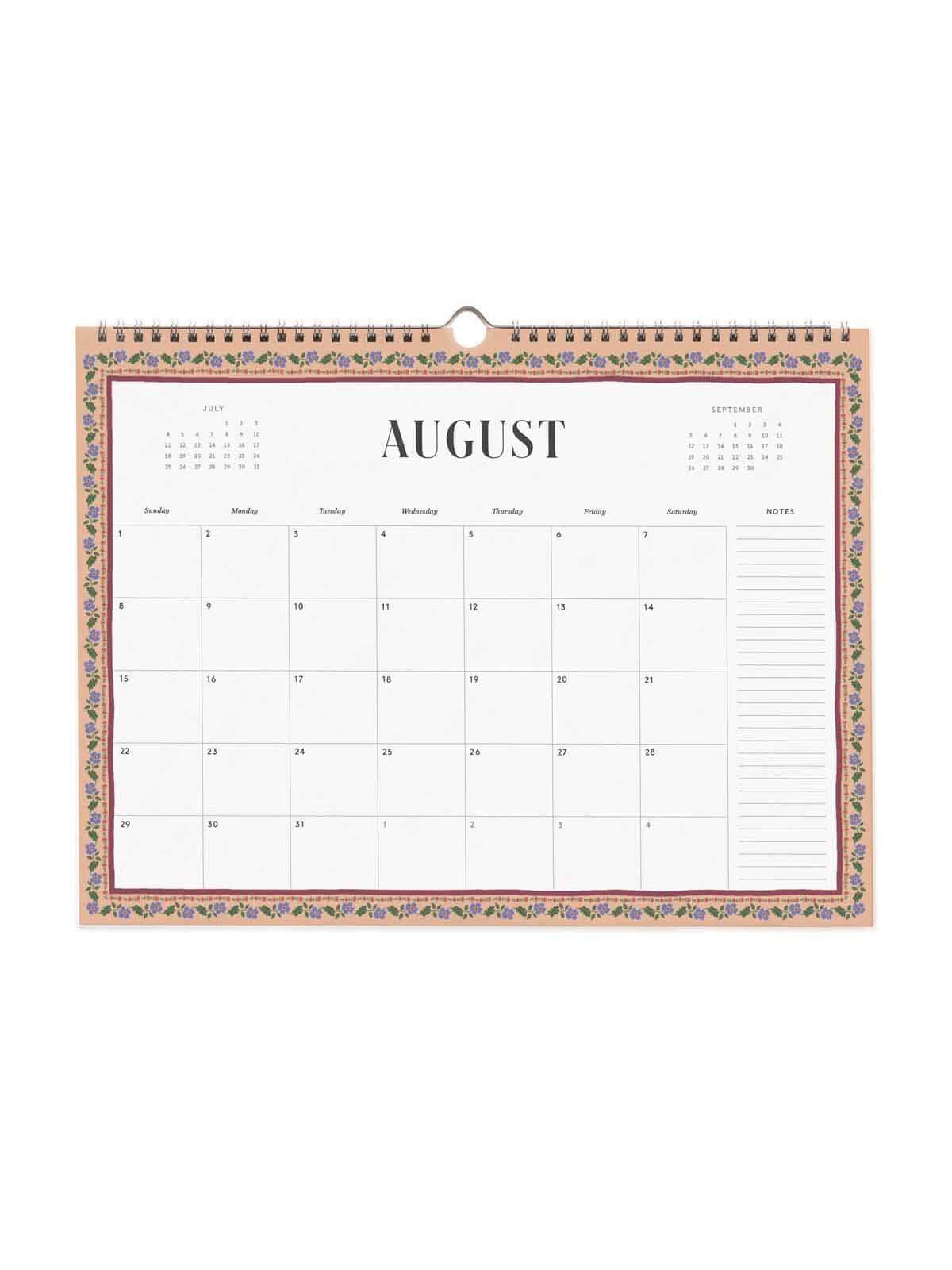 Rifle Paper Co 2027 paisley appointment calendar