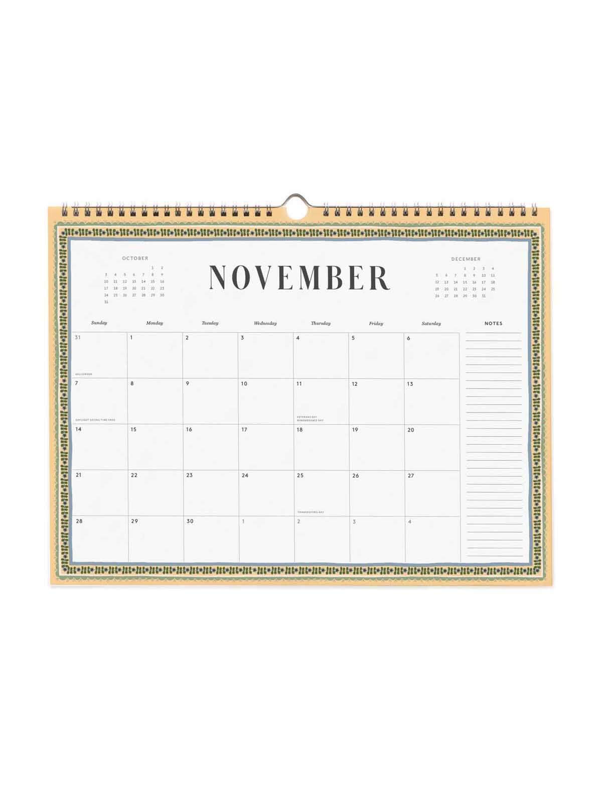 Rifle Paper Co 2027 paisley appointment calendar