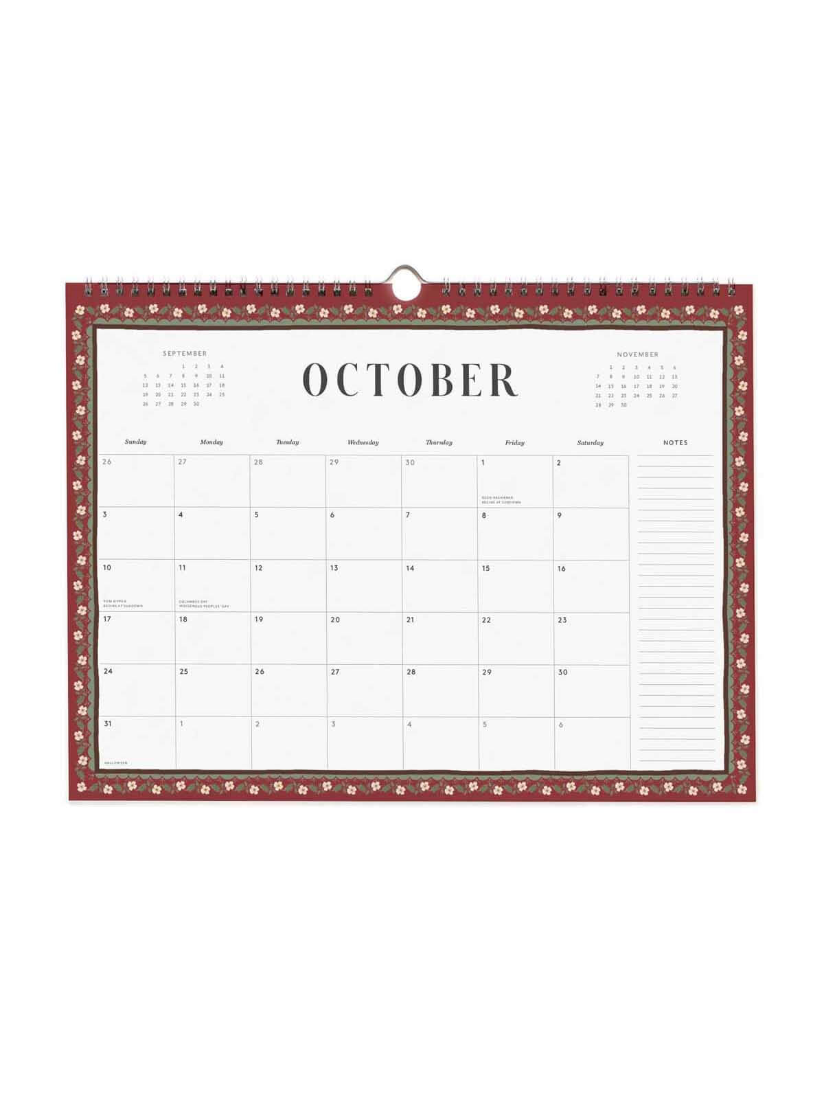 Rifle Paper Co 2027 paisley appointment calendar