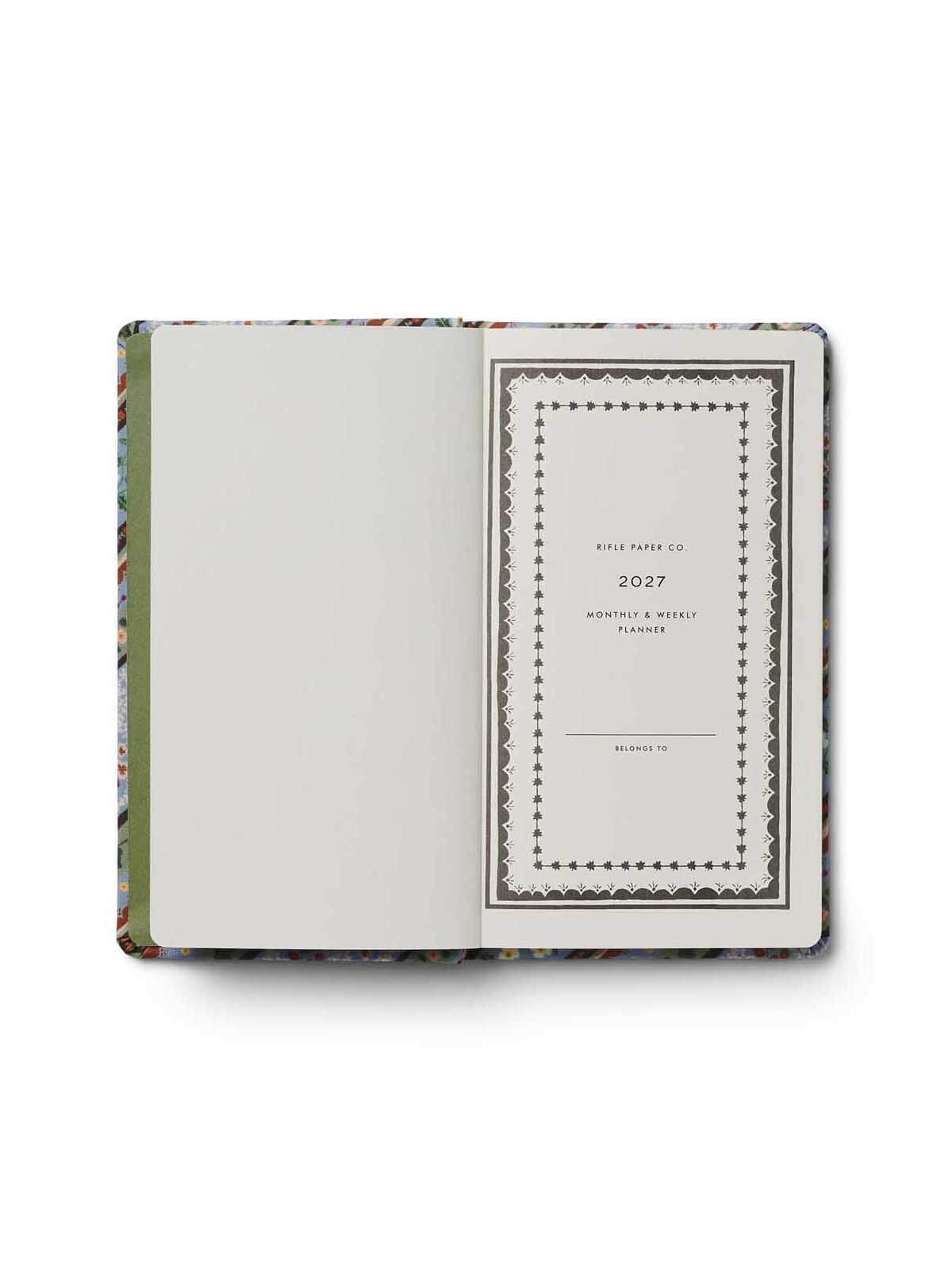 Rifle Paper Co 2027 paisley pocket planner