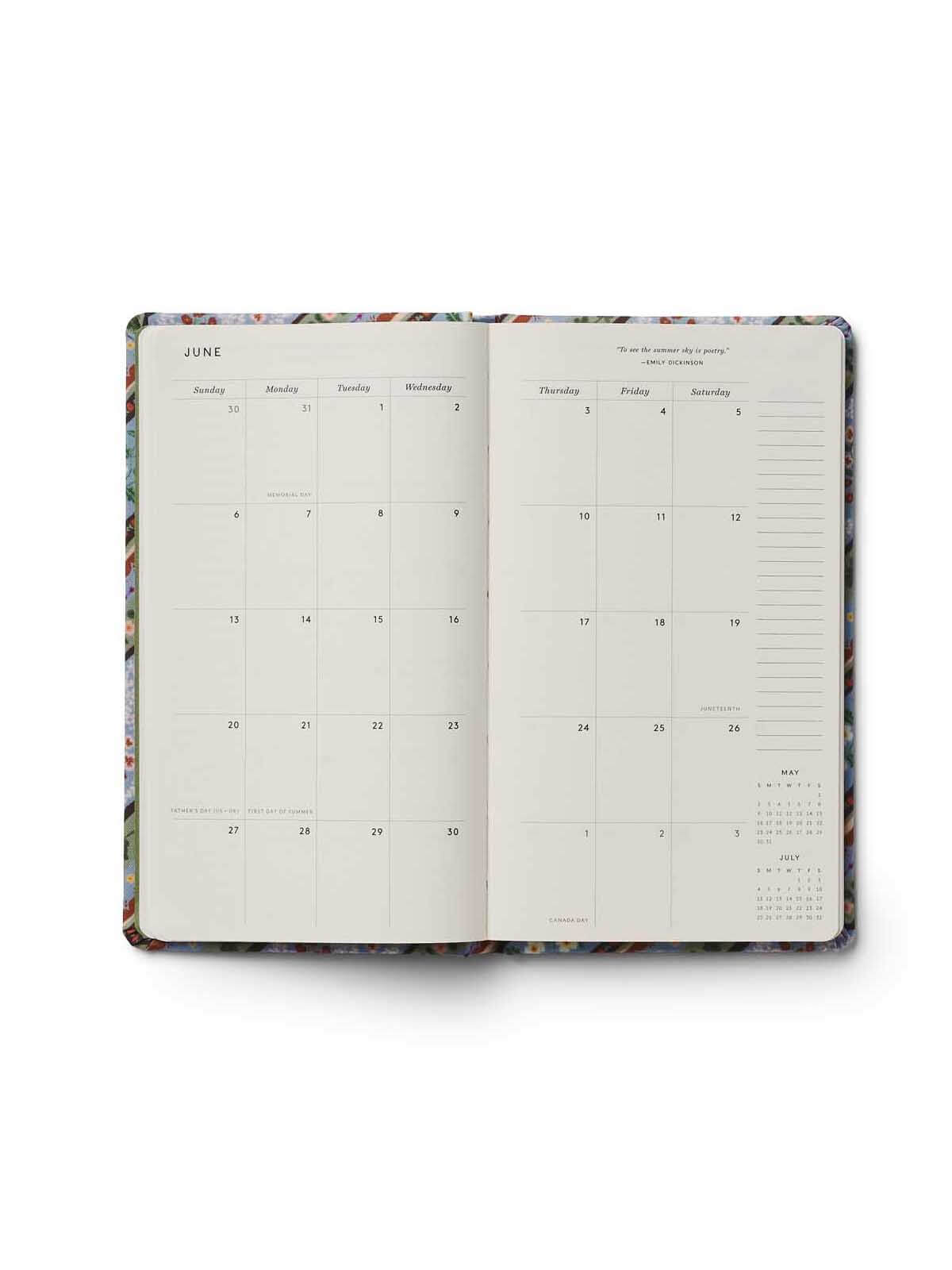 Rifle Paper Co 2027 paisley pocket planner