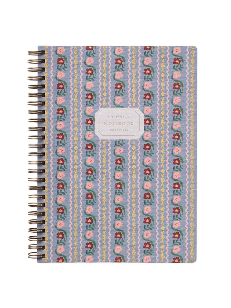 Rifle Paper Co Delphine spiral notebook