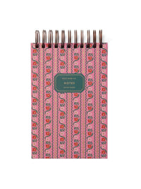 Rifle Paper Co Delphine spiral desktop notepad
