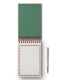 Rifle Paper Co Delphine spiral desktop notepad