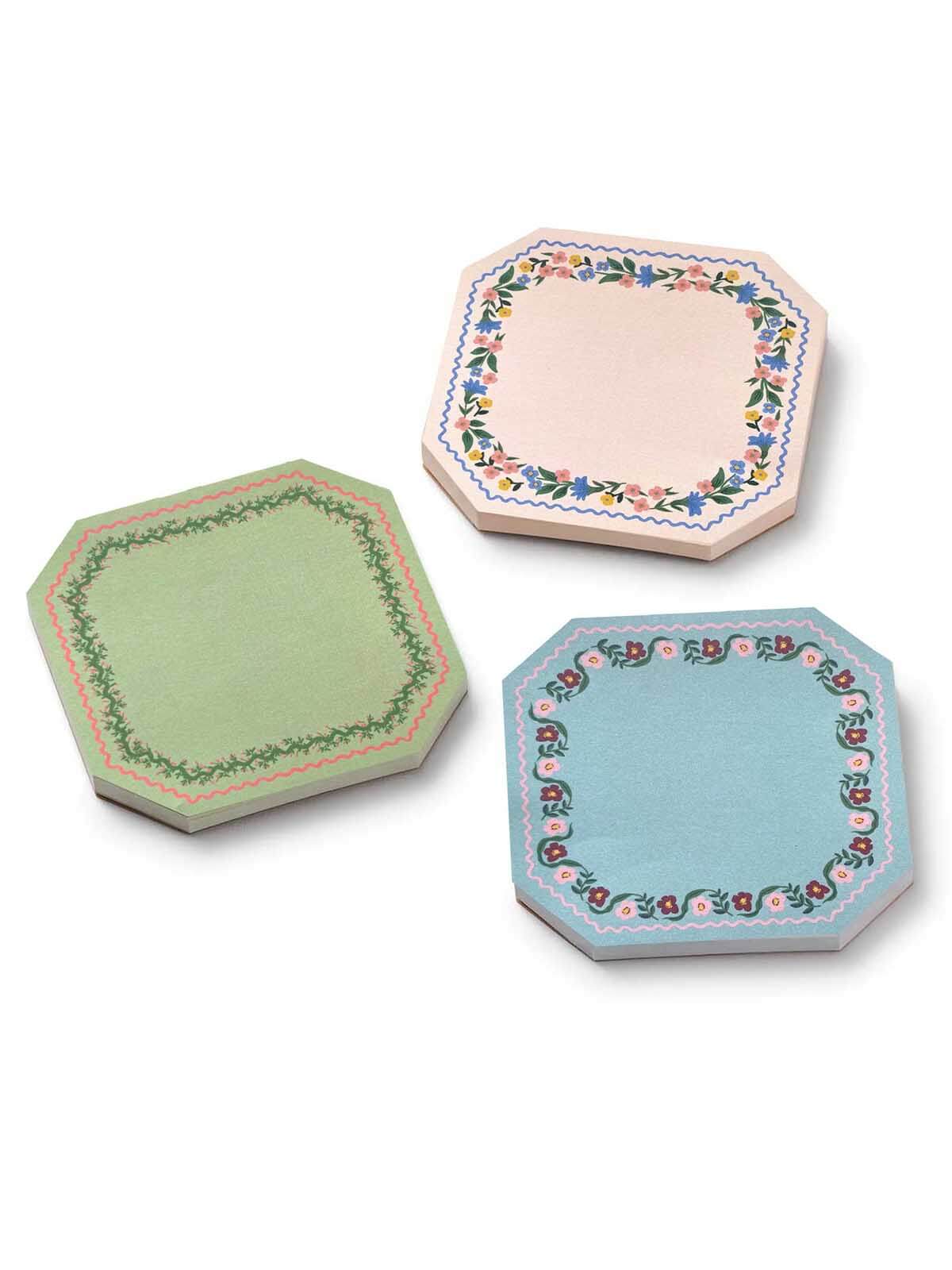 Rifle Paper Co Gemma notepad trio