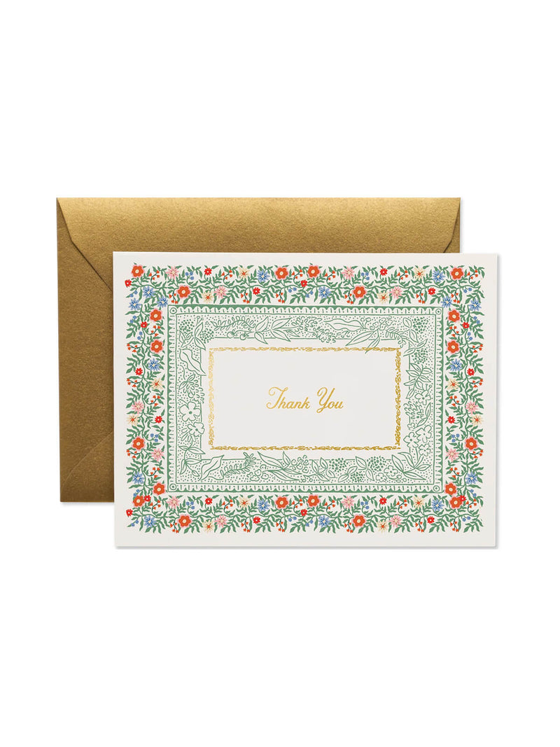 Rifle Paper Co Rosette thank you card