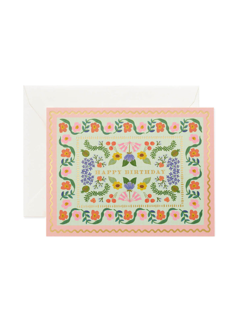 Rifle Paper Co Sicily birthday card 
