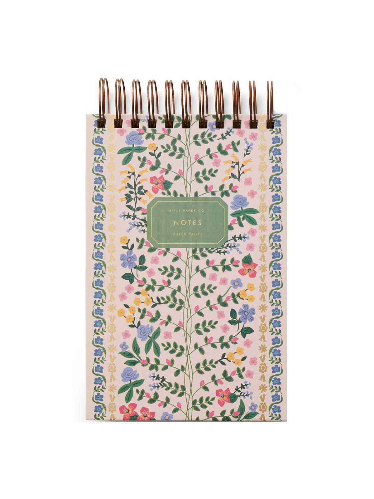 Rifle Paper Co Wildwood spiral desktop notepad