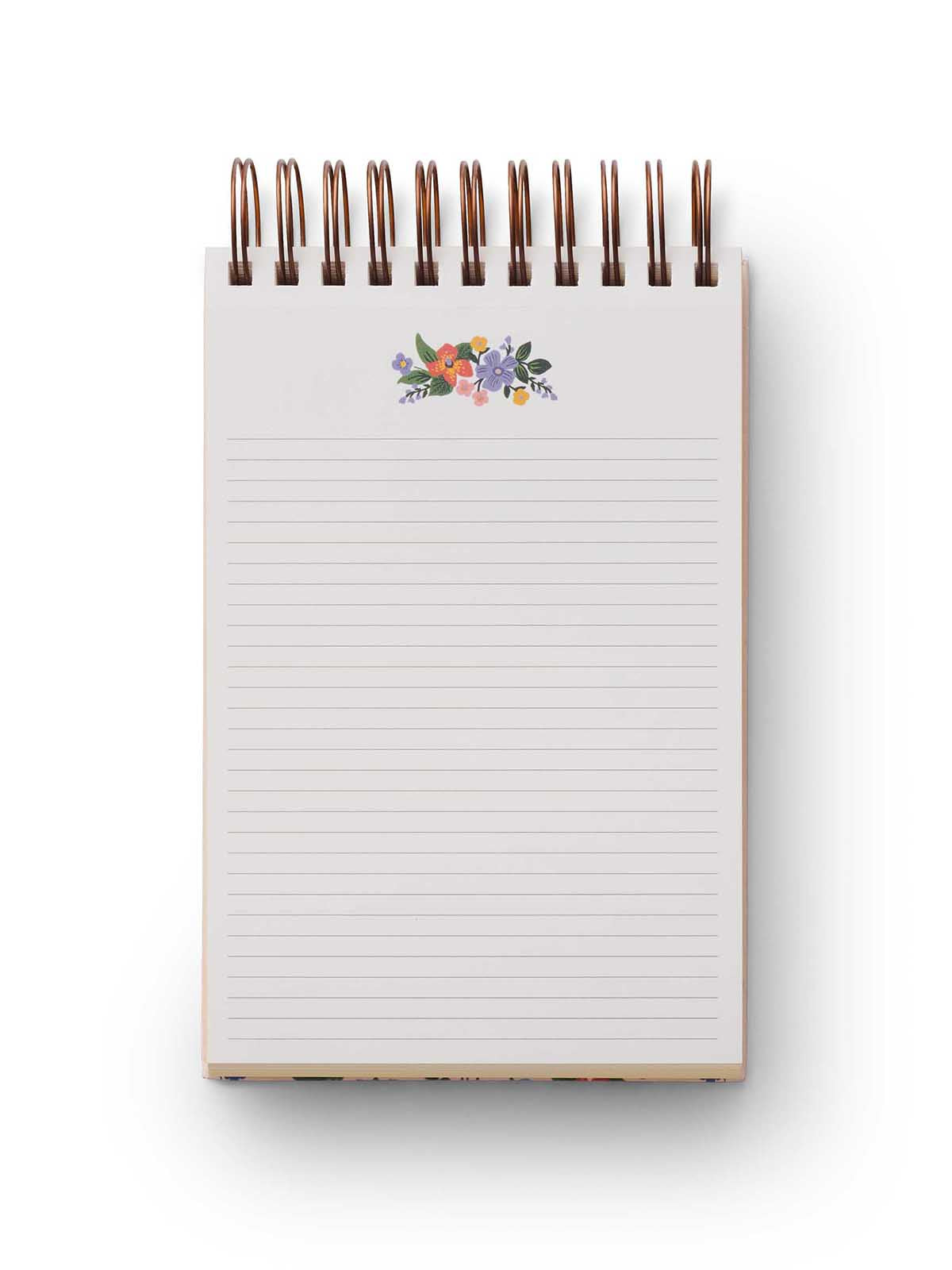 Rifle Paper Co Wildwood spiral desktop notepad