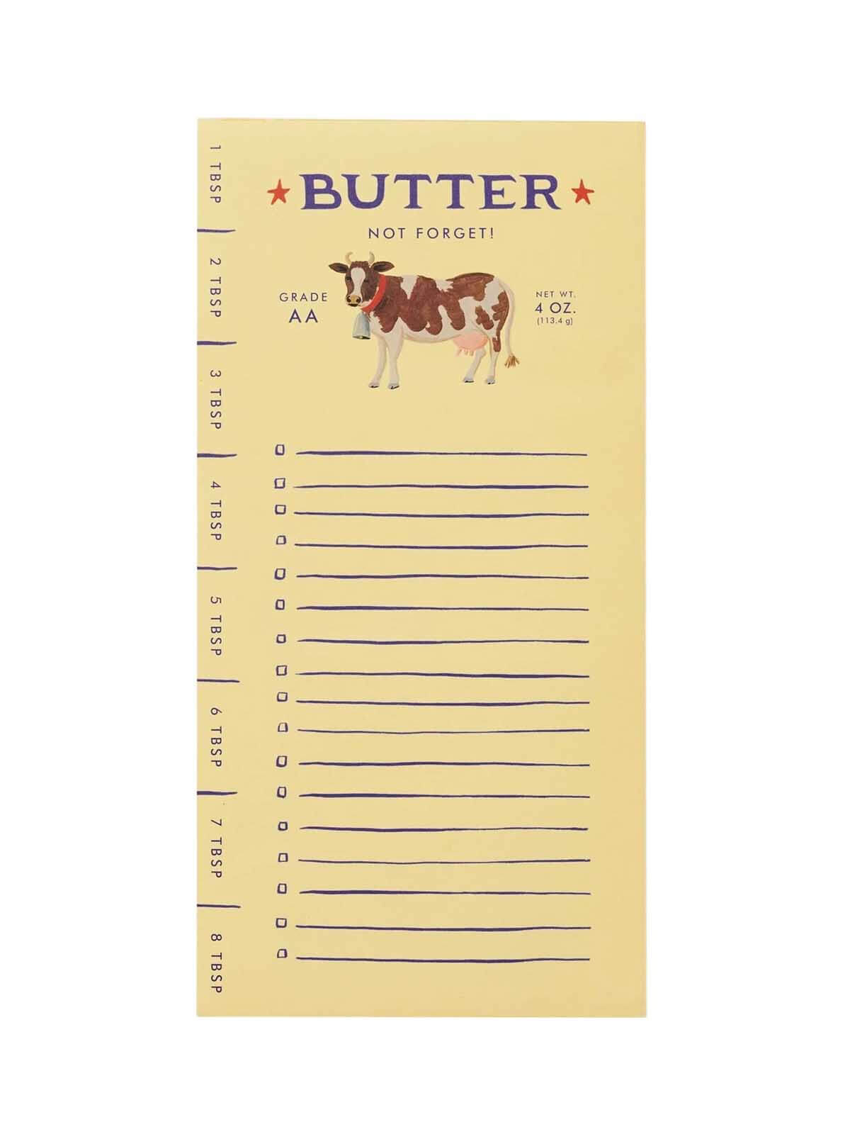 Rifle Paper Co butter not forget notepad