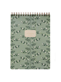 Rifle Paper Co climbing vine large top spiral notebook