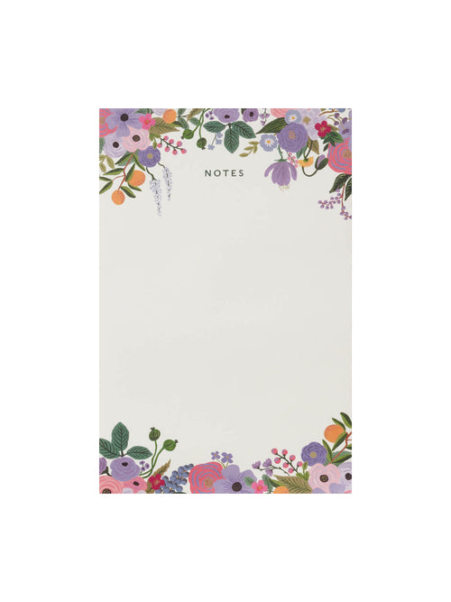 Rifle Paper Co garden party violet notepad