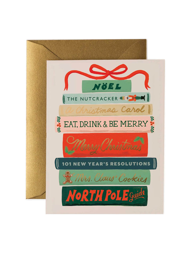 Rifle Paper Co holiday books card