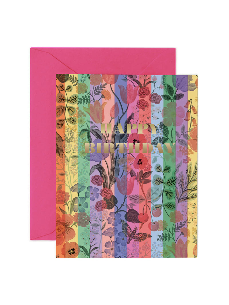Rifle Paper Co kaleidoscope birthday card