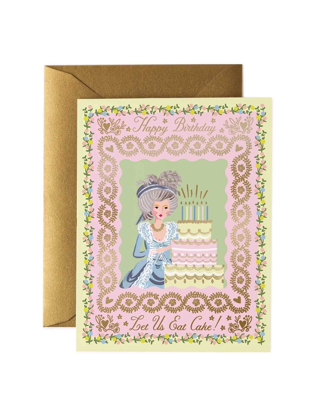 Rifle Paper Co let us eat cake card