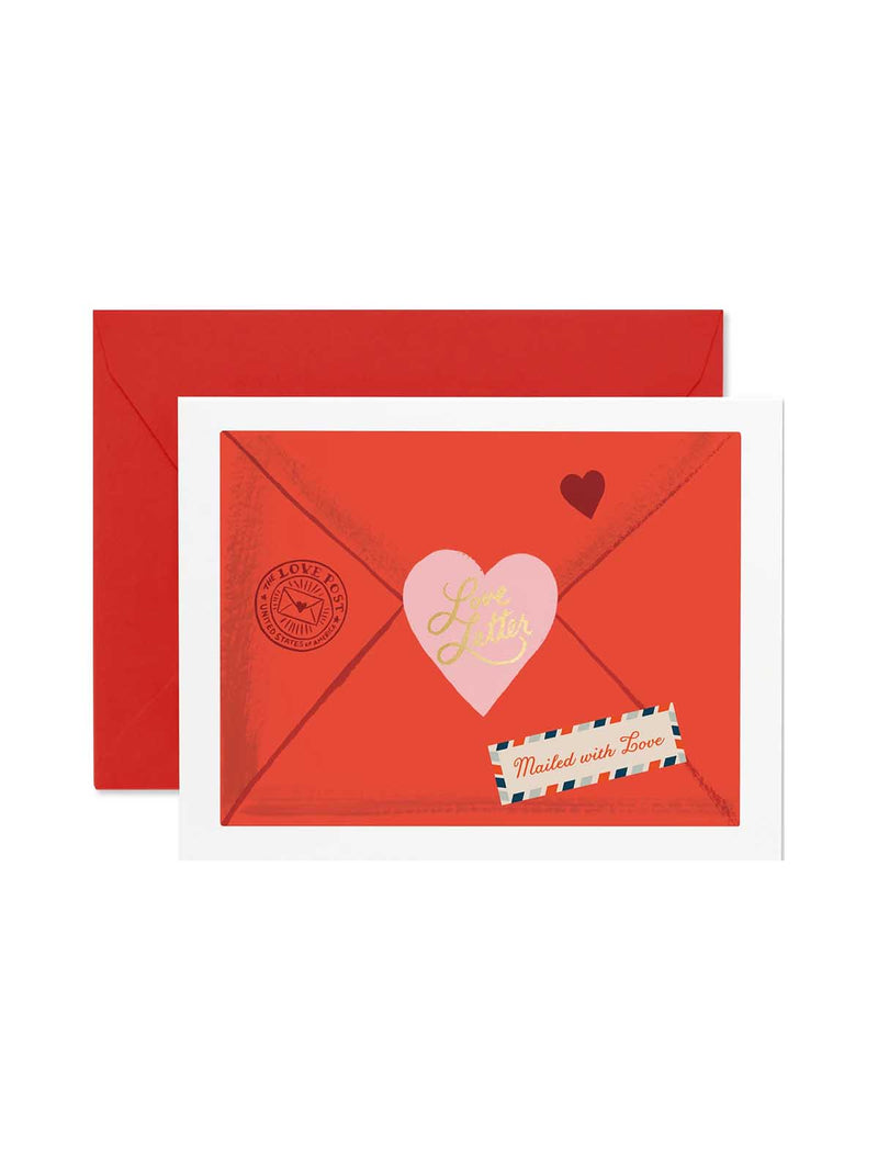Rifle Paper Co love letters card