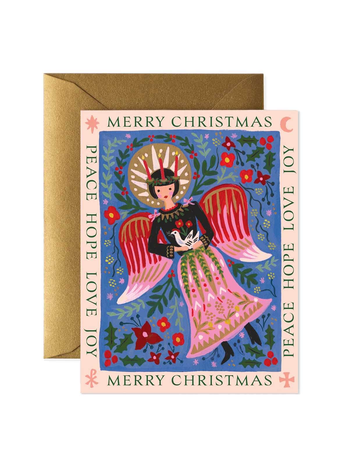 Rifle Paper Co Lucia Christmas card