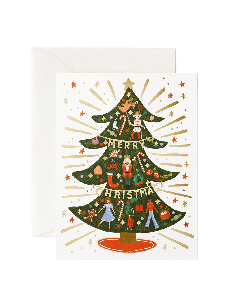Rifle Paper Co nutcracker tree card set