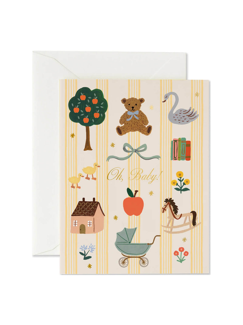 Rifle Paper Co oh baby card