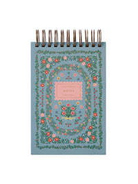 Rifle Paper Co rosette desktop spiral notepad