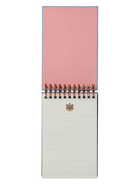 Rifle Paper Co rosette spiral desktop notepad