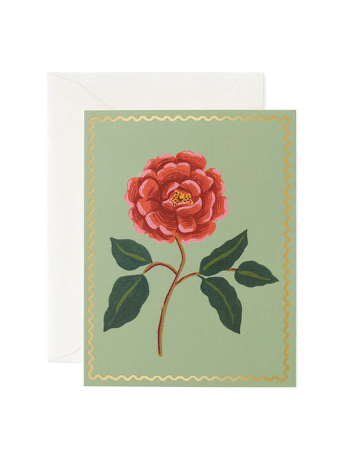 Rifle Paper Co scarlet rose card