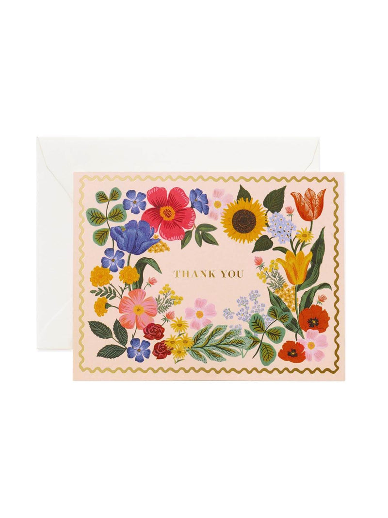 Rifle Paper Co thank you blossom card set
