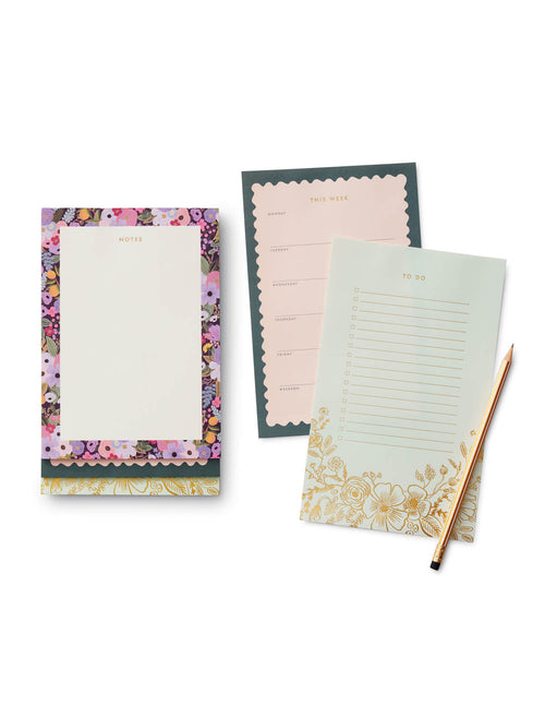 Rifle Paper Co tiered notepad set