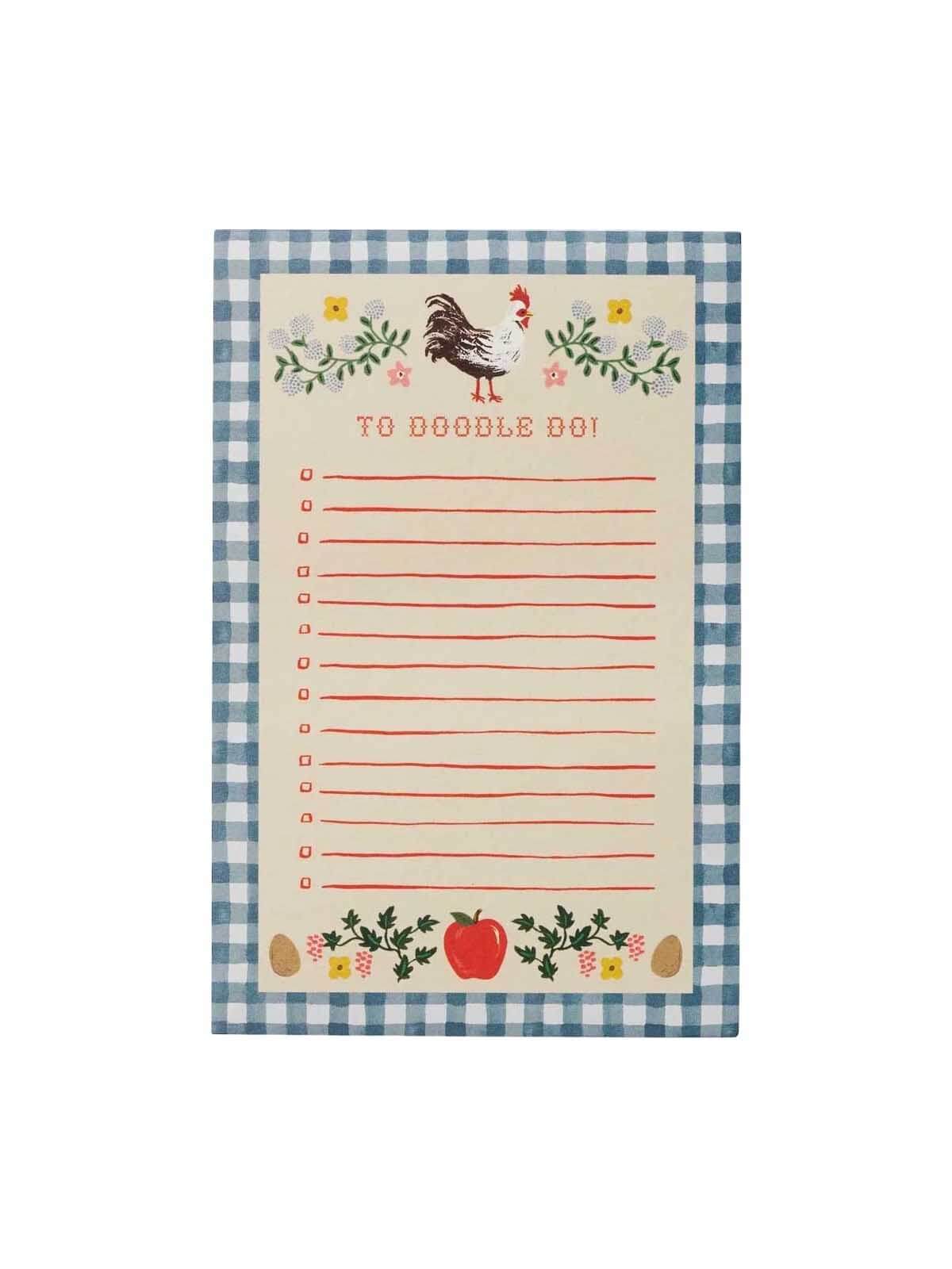 Rifle Paper Co to doodle do notepad