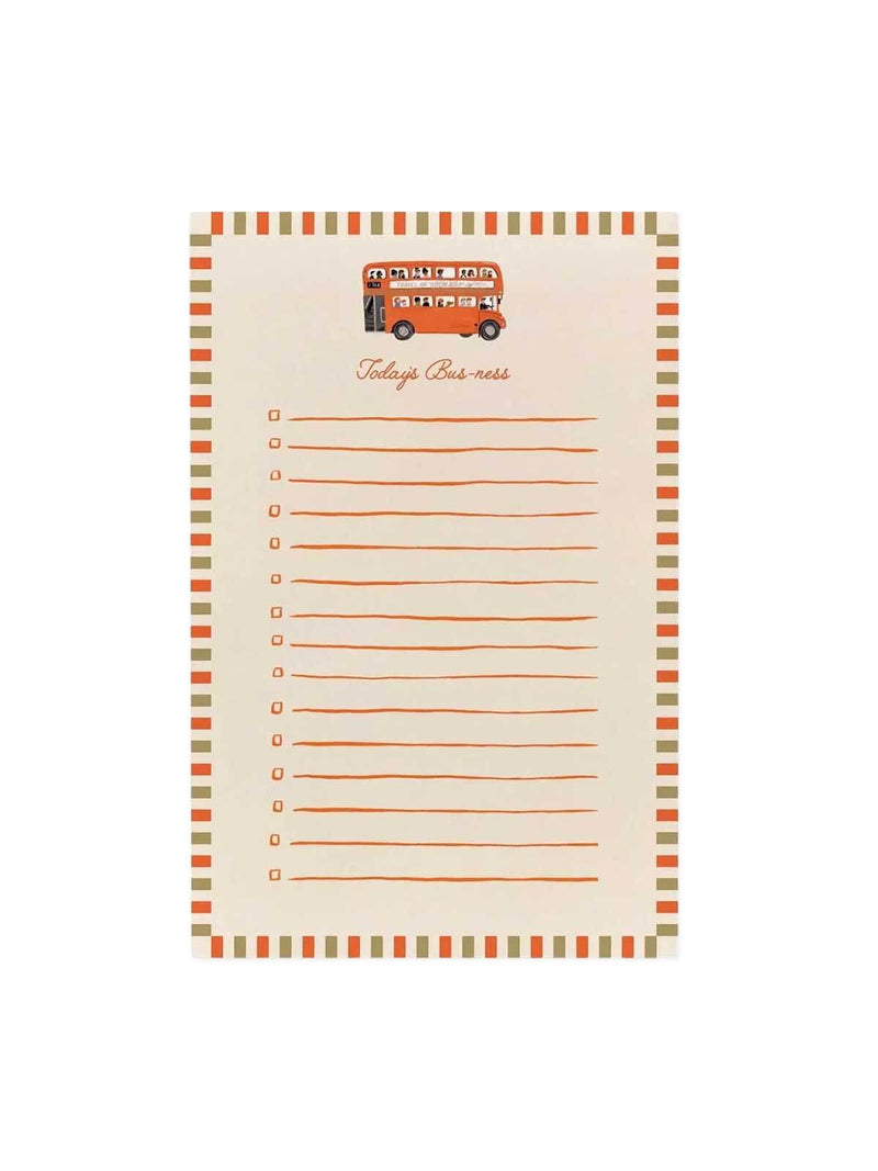 Rifle Paper Co London bus notepad