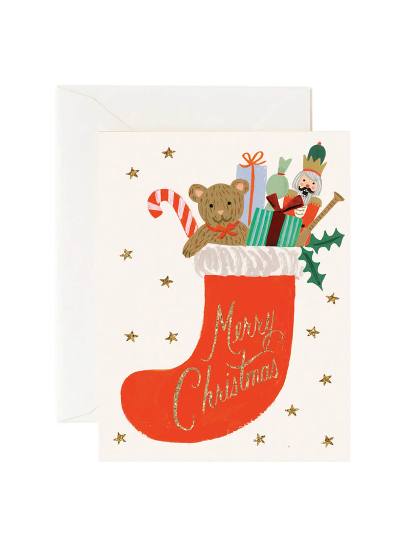 Rifle Paper Co toy stocking card set