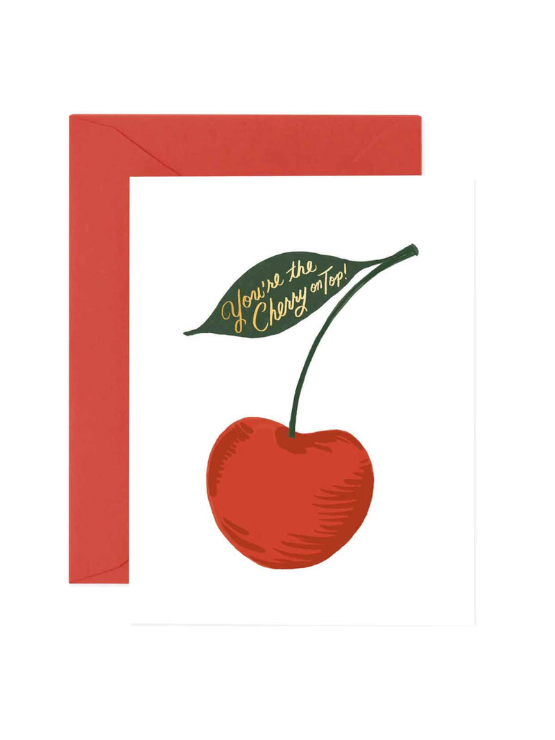 Rifle Paper Co you're the cherry on top card