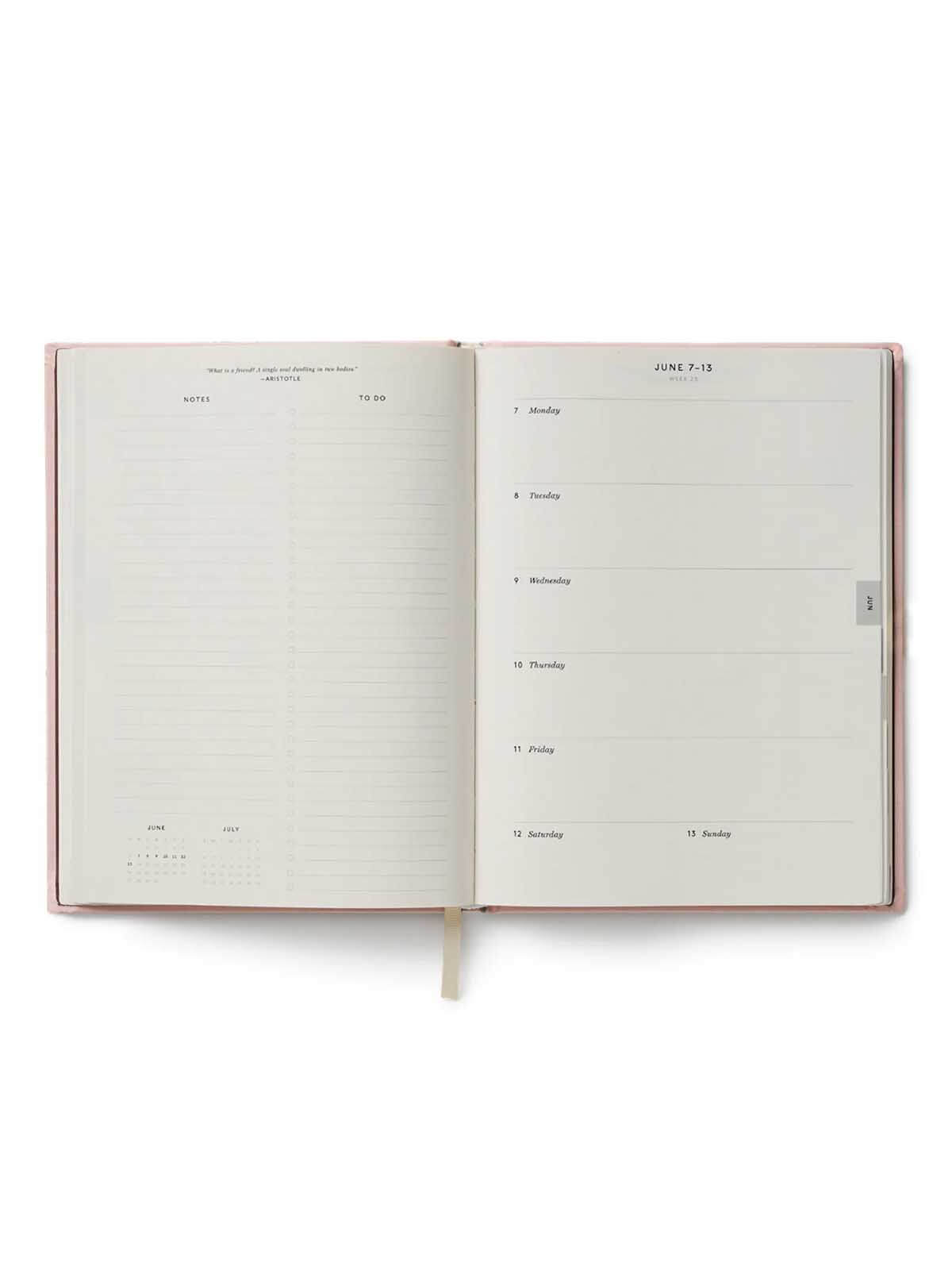 Rifle Paper Co 2027 paisley planner inside