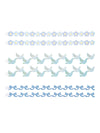 Scrapbook stickers blue