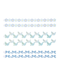 Scrapbook stickers blue