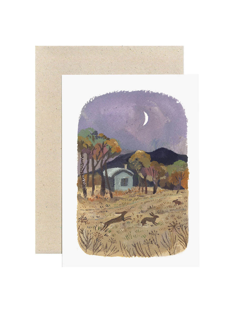 Shepherd's hut card