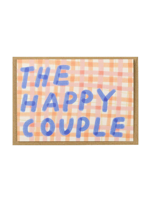 The happy couple card