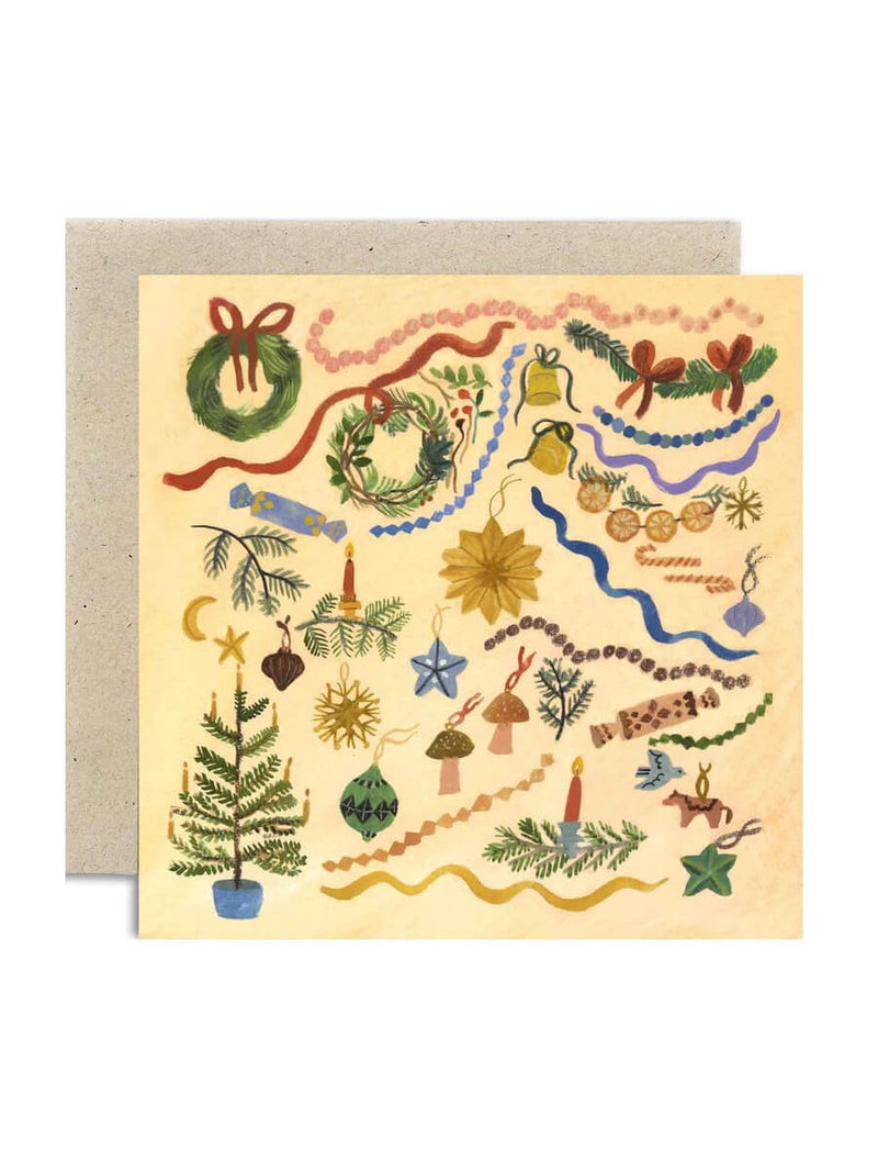 Time to decorate card