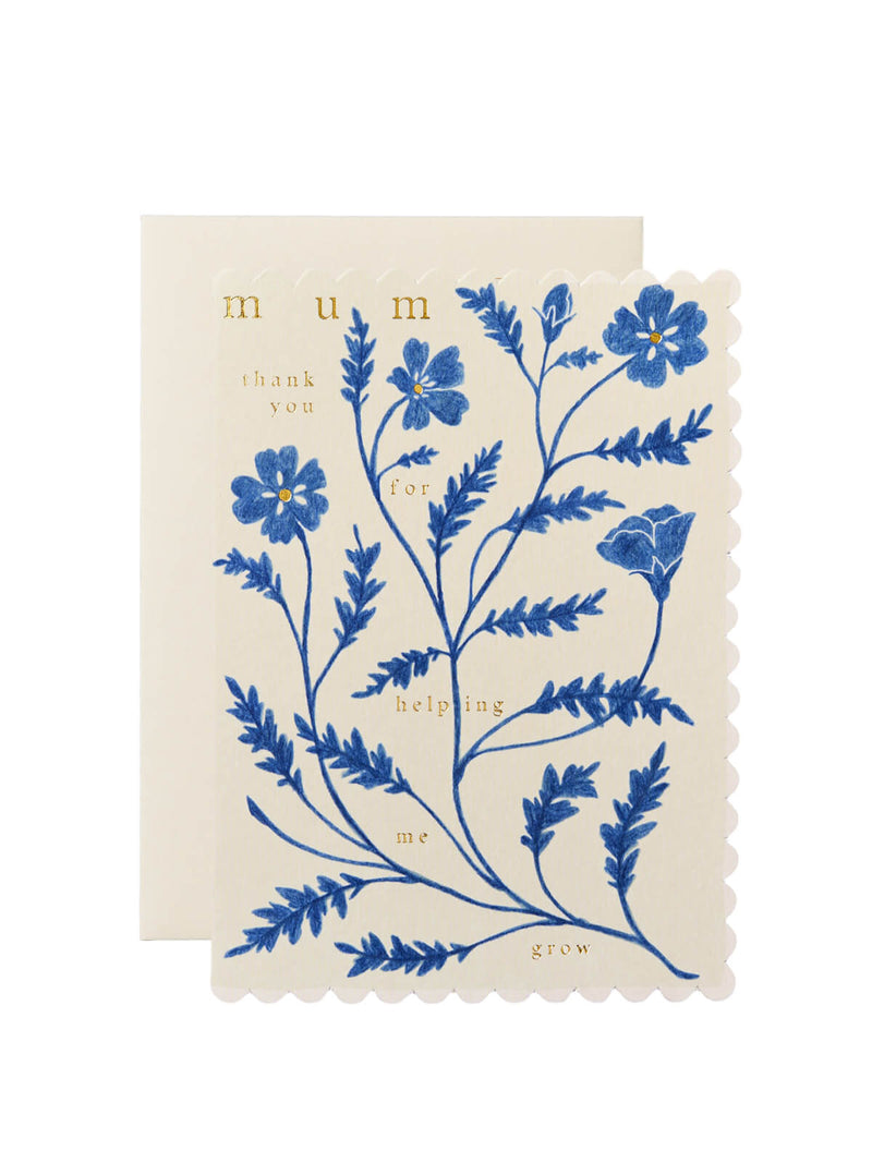 Wanderlust Paper Co mum thanks for helping me grow card