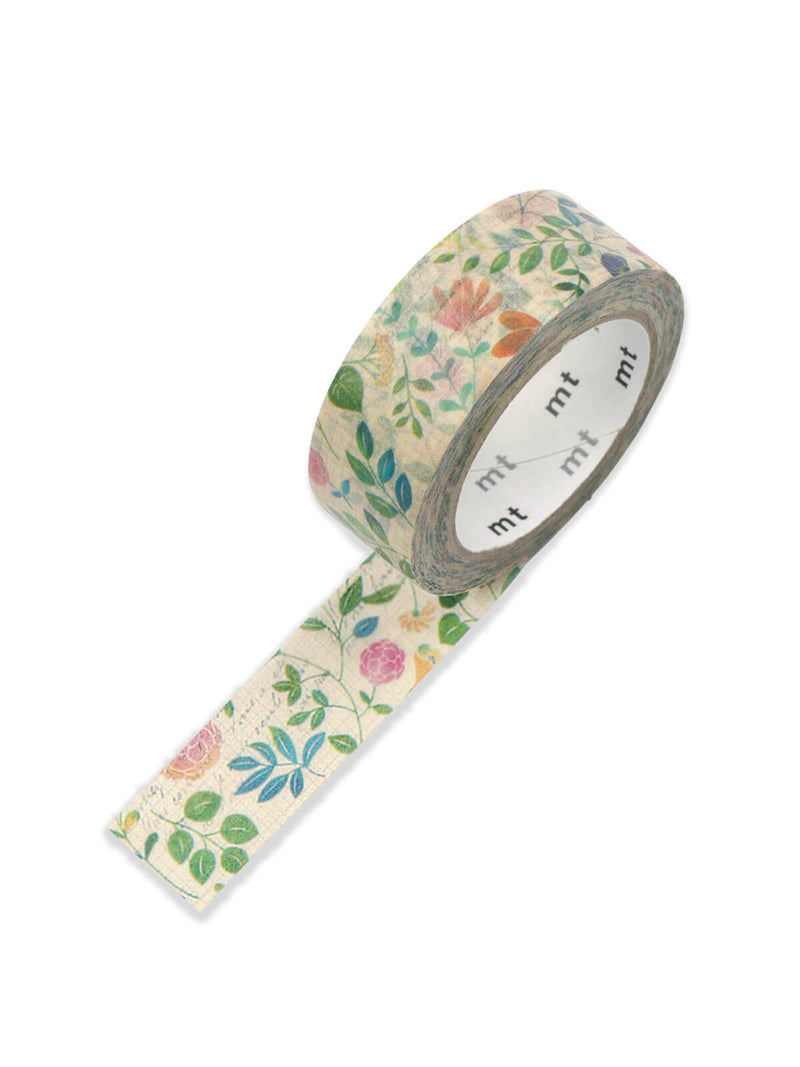 Watercolour flowers washi tape