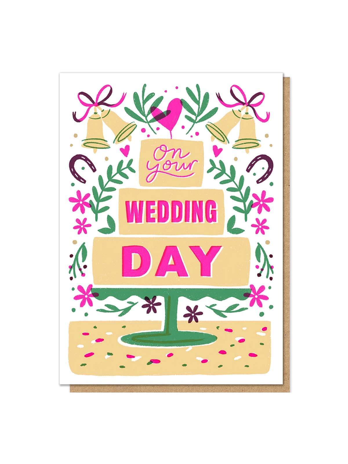 Wedding bells letterpress card