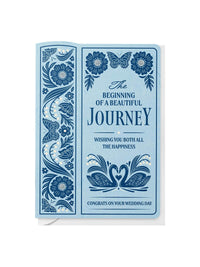 Wedding congrats bookmark card