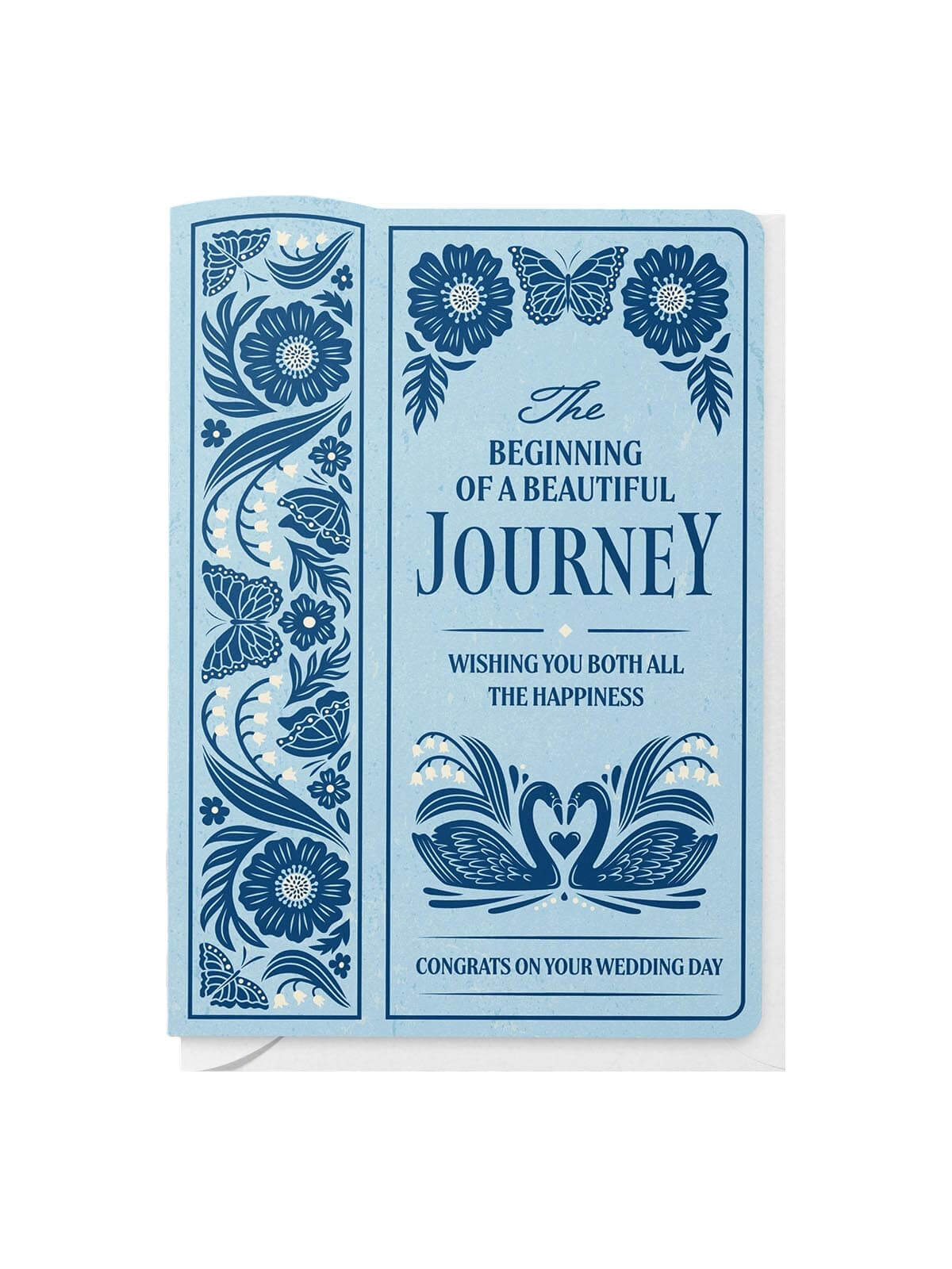 Wedding congrats bookmark card