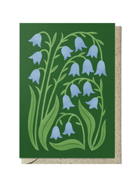 Wild bluebells card