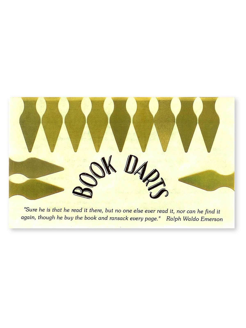 Book darts brass set of 12