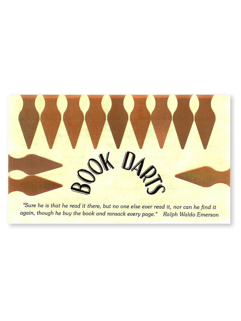 Book darts bronze set of 12