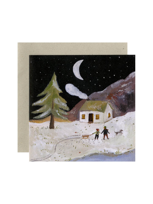 A winter's night card